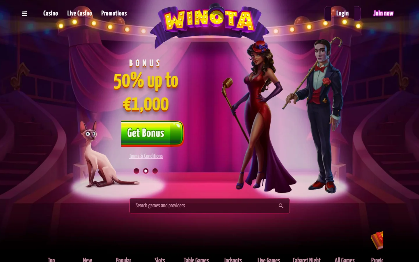 Winota — 100% až 500 € / 15 000 Kč / 15 000 Kč / 15 000 Kč / 15 000 Kč / 10 000 Kč / CHF 550 / 10 000 Kč / 8 000 Kč / 10 000 Kč / 10 000 Kč